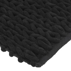 3S. x Home Tapis de bain 50x120 cm Noir Clearance