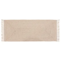 3S. x Home Tapis de Salon Jute en Coton FLOR Beige Clearance