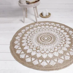 Today Tapis de Sol Rond 120 cm Jute Best