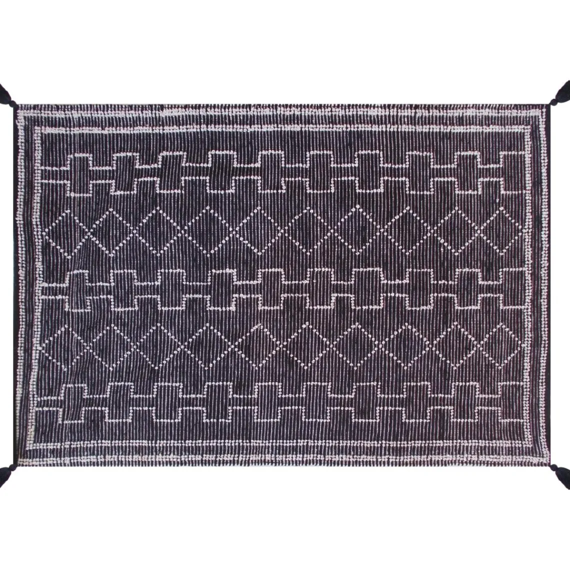 Maison Vivaraise Tapis design style ethnique Gimie 230 x 160 cm Best