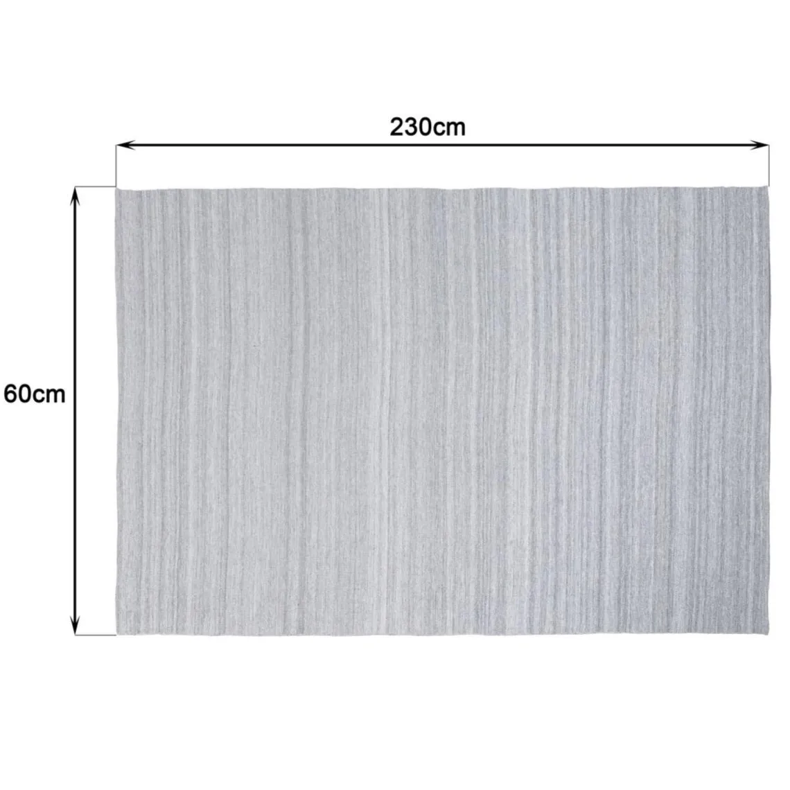 Macabane Tapis d’extérieur gris chiné QUENTIN