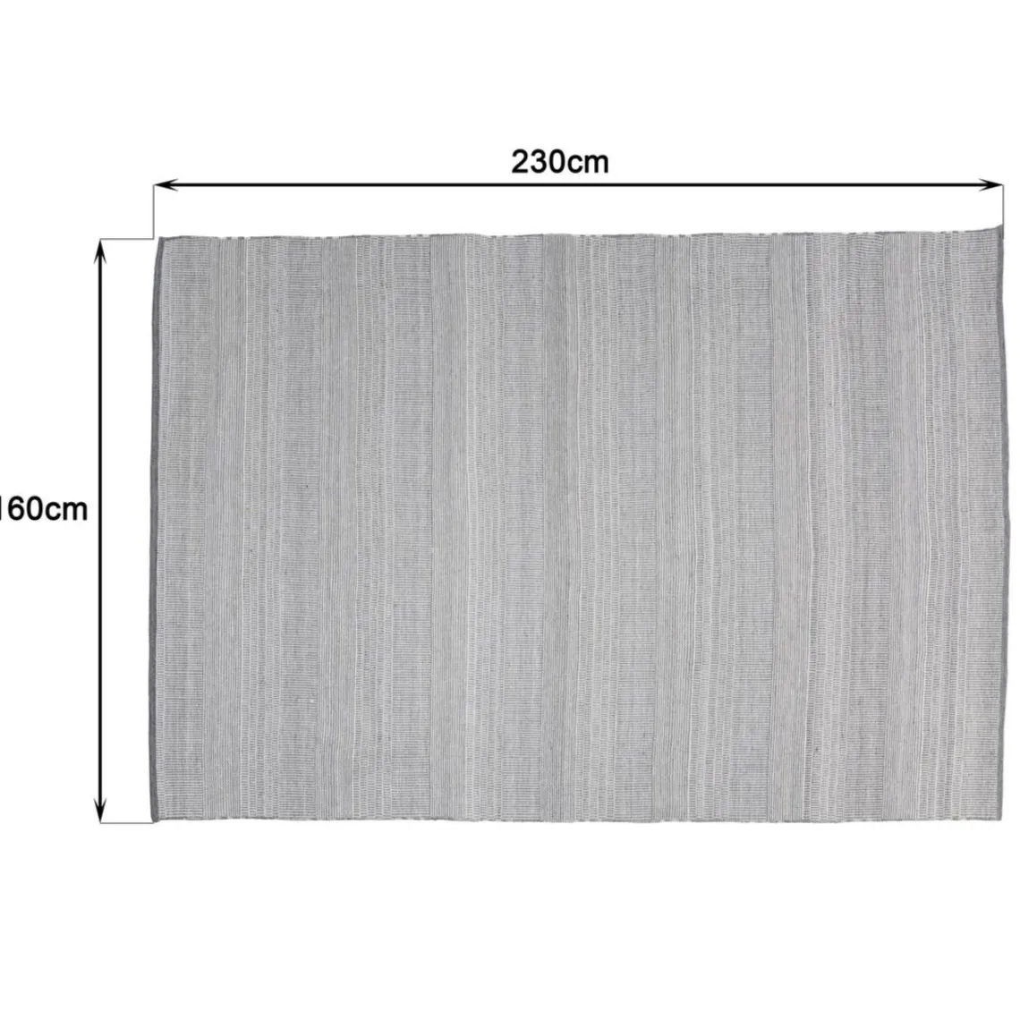 Macabane Tapis d’extérieur rectangulaire gris et blanc QUENTIN Best