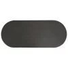 3S. x Home Tapis diatomite anti-dérapant oval Noir Best