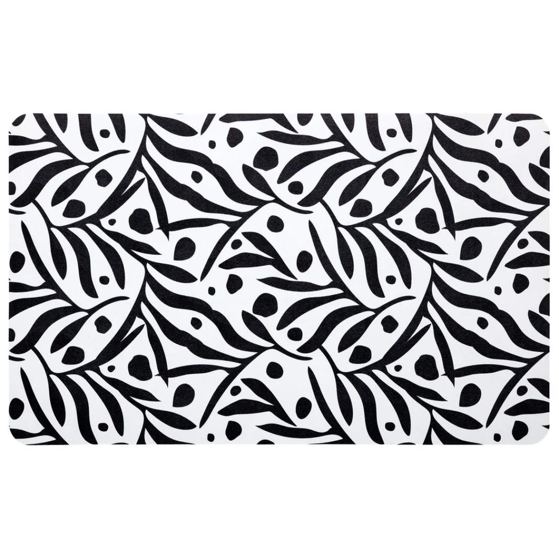3S. x Home Tapis diatomite blanc et noir Online