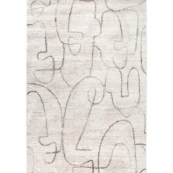 Maison Vivaraise Tapis d'intérieur design Neige LIVIA gris 200 x 290 cm Online