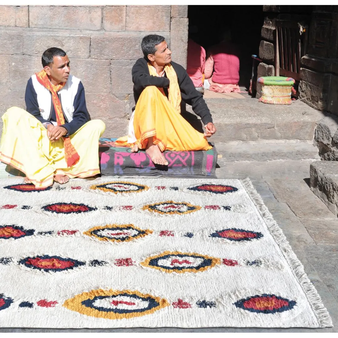 Maison Vivaraise Tapis Dorrigo Ivoire/multi 120 x 180 Hot