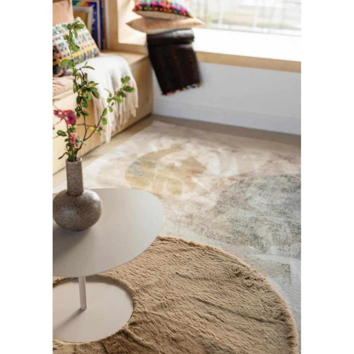 Maison Vivaraise Tapis Eddy Camel 160 x 230 New