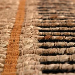 Maison Vivaraise Tapis Eden Ocre diamètre 160 Sale