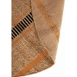 Maison Vivaraise Tapis Eden Ocre diamètre 160 Sale