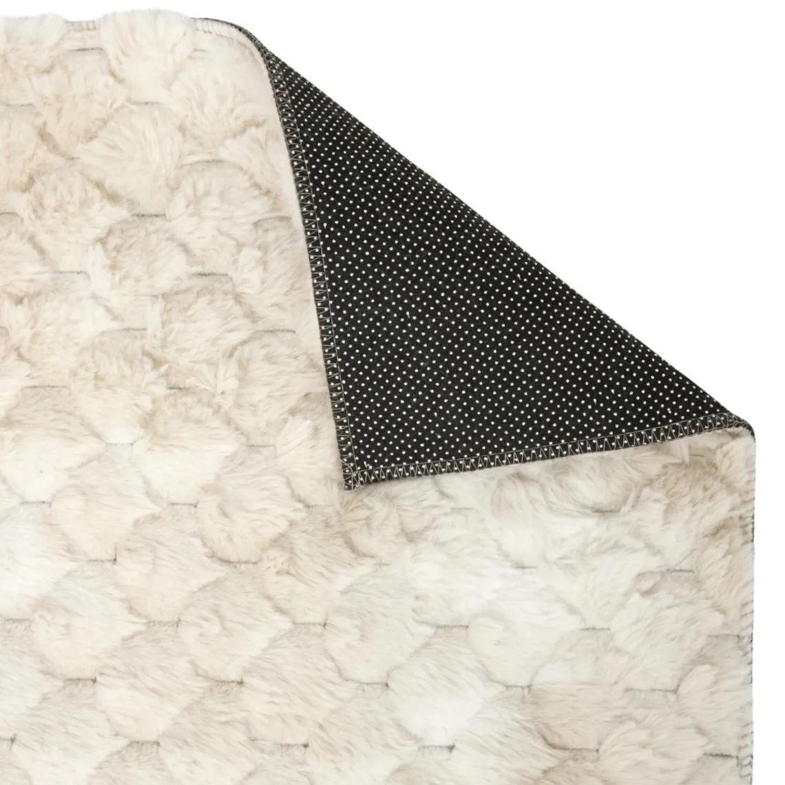 3S. x Home Tapis effet laine Adriel beige Hot