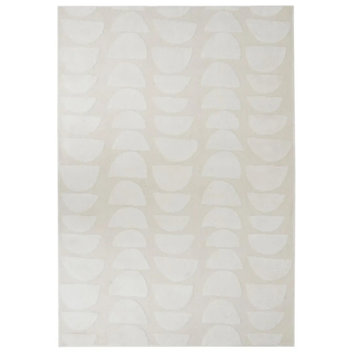 3S. x Home Tapis effet laine blanc Anoai Discount
