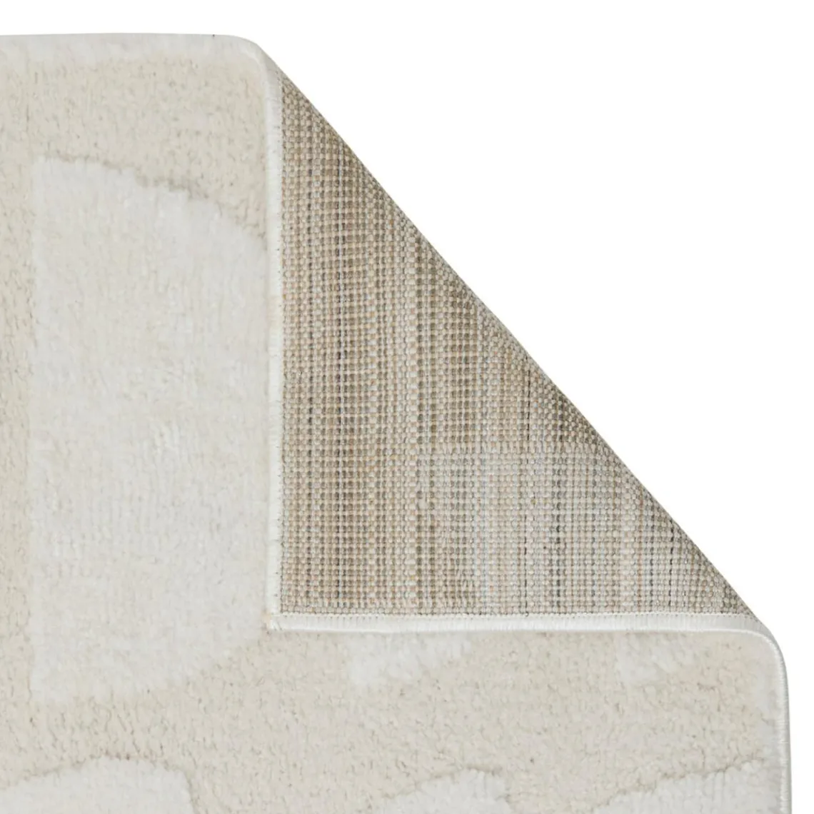 3S. x Home Tapis effet laine blanc Anoai Discount