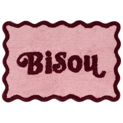 3S. x Home Tapis effet laine Cherry rose Best