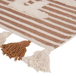 3S. x Home Tapis effet laine Scott marron Hot