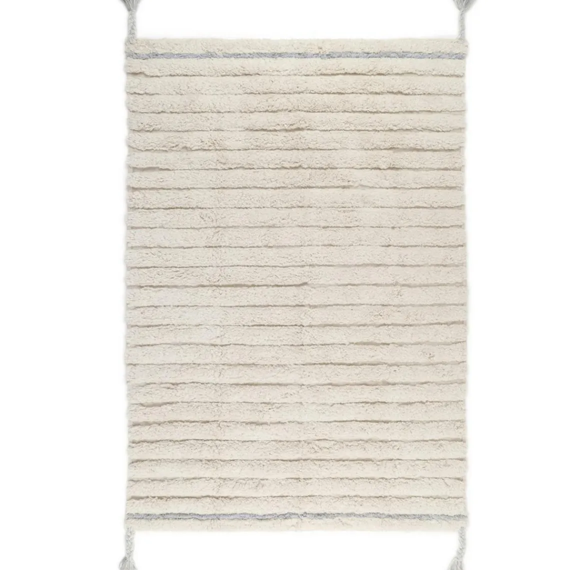3S. x Home TAPIS EN COTON BLEU Outlet