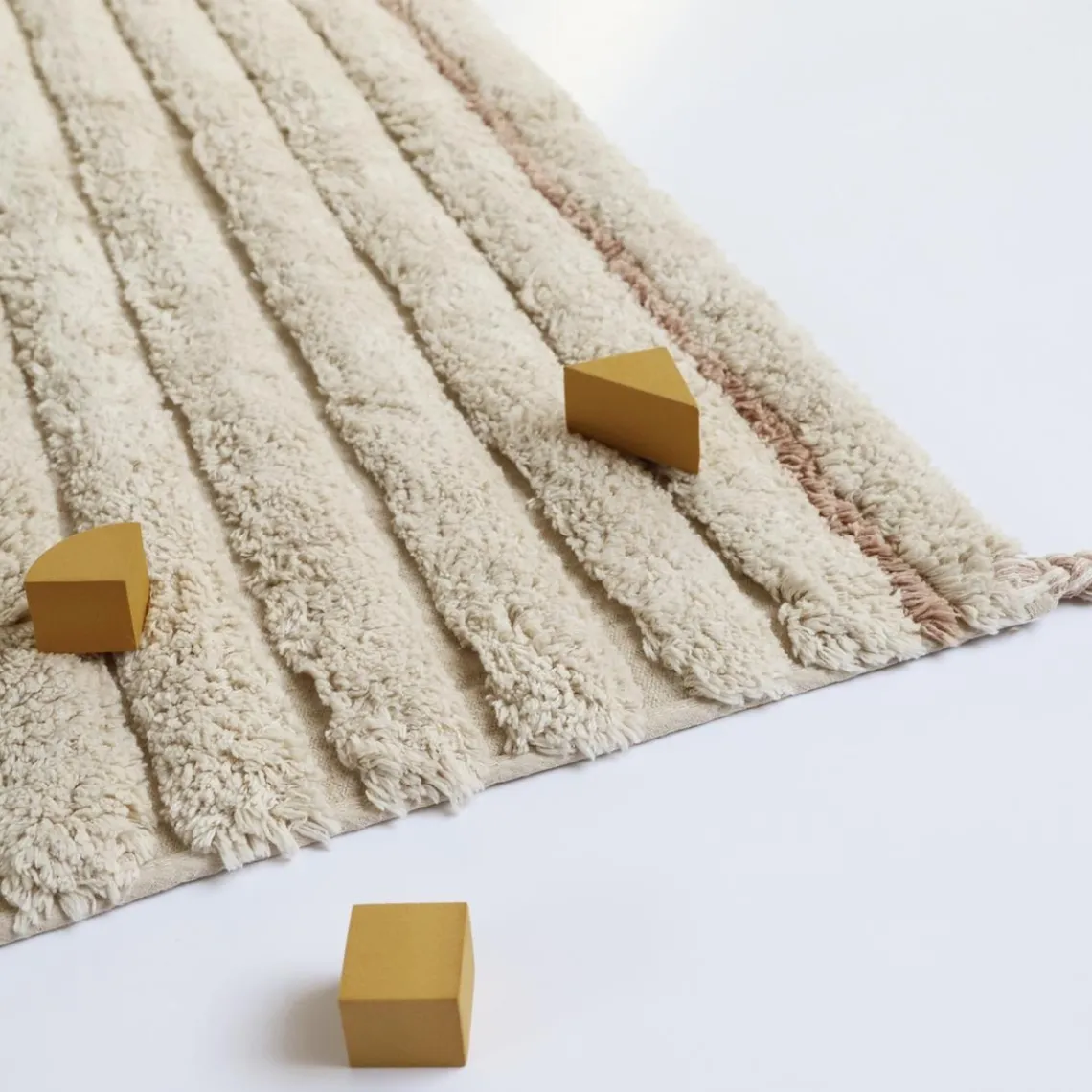 3S. x Home TAPIS EN COTON NUDE Outlet