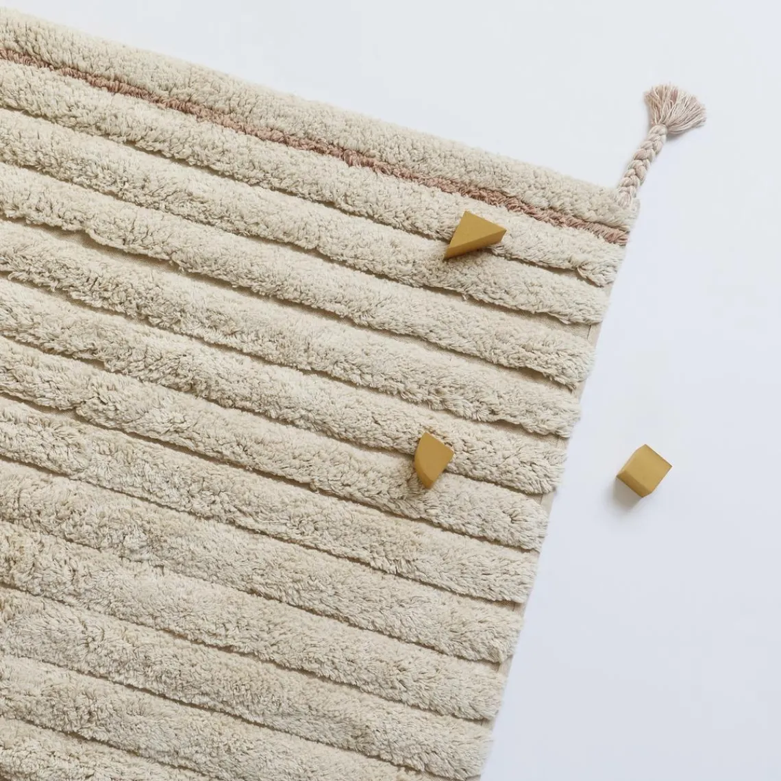 3S. x Home TAPIS EN COTON NUDE Outlet