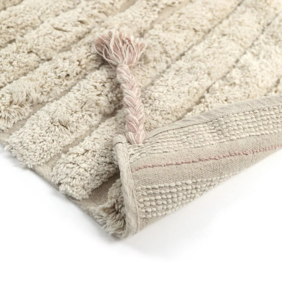 3S. x Home TAPIS EN COTON NUDE Outlet