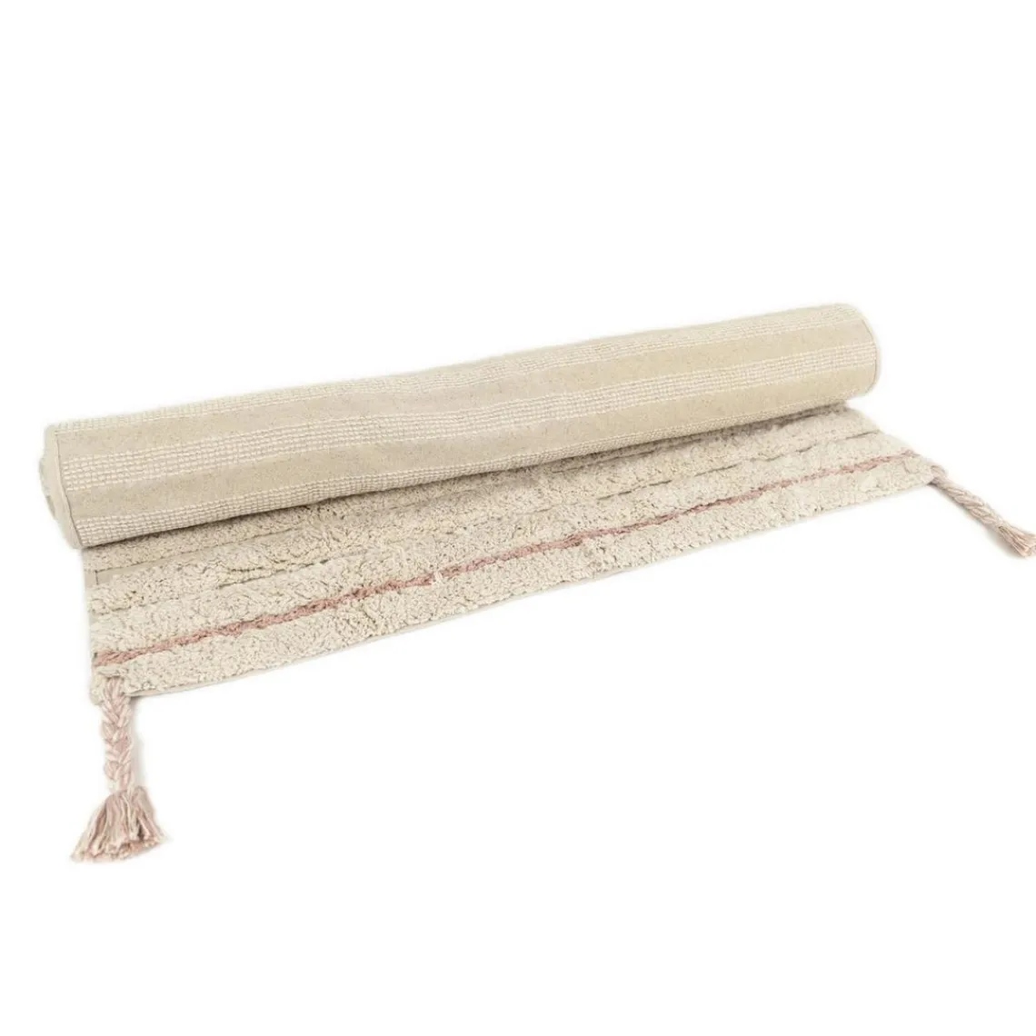 3S. x Home TAPIS EN COTON NUDE Outlet