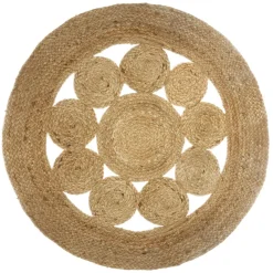 3S. x Home Tapis en Jute Ajouré NARUTIA Hot