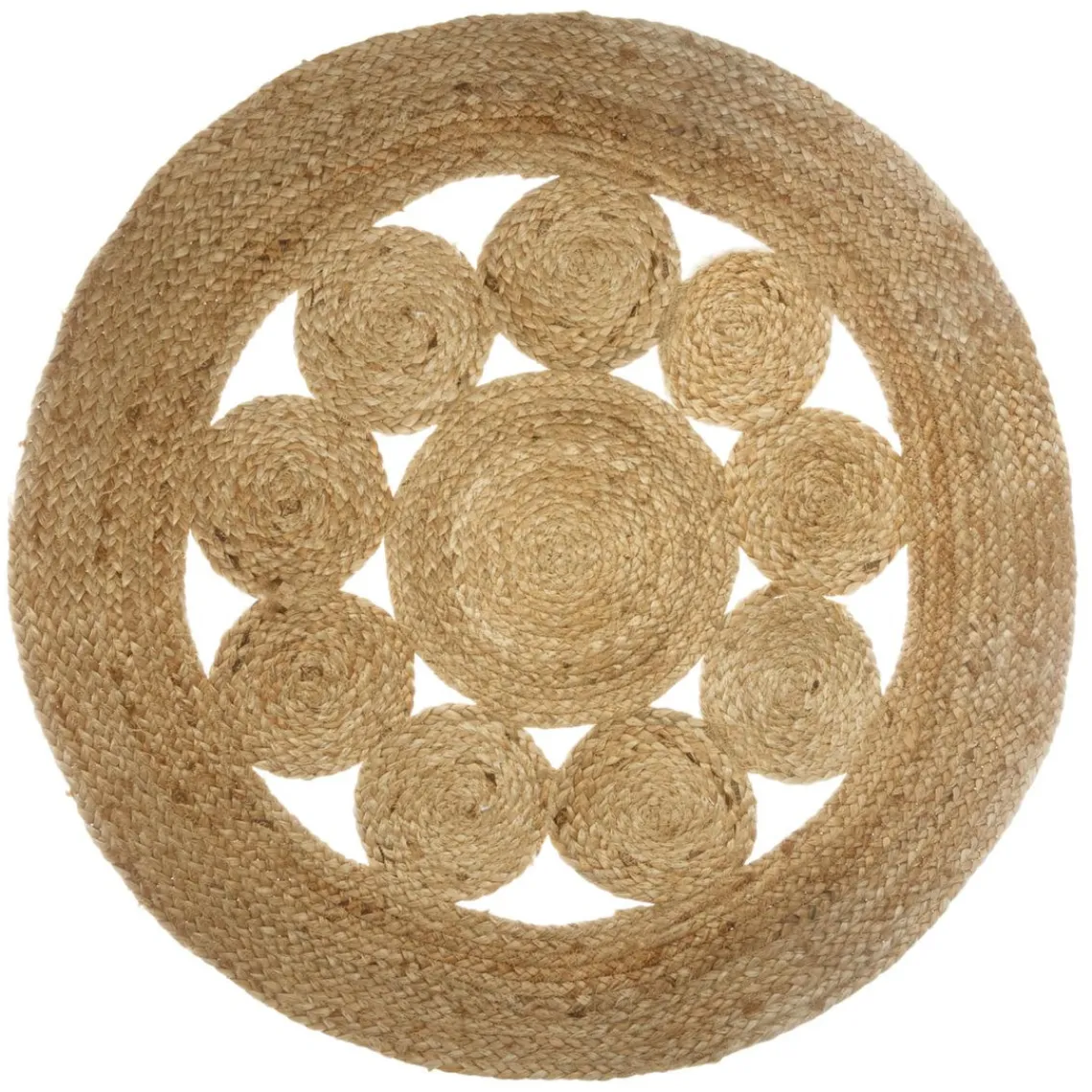 3S. x Home Tapis en Jute Ajouré NARUTIA Hot