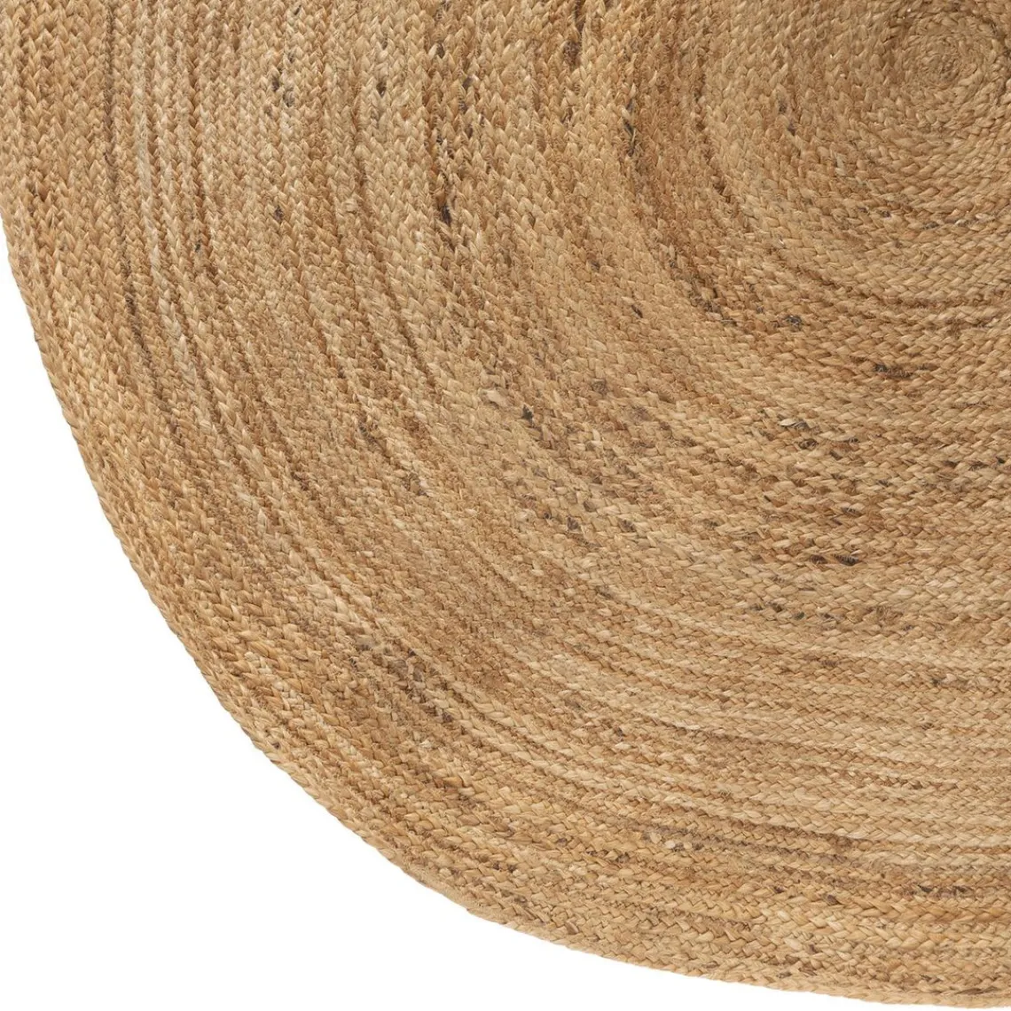 3S. x Home Tapis en jute rond D160 cm New