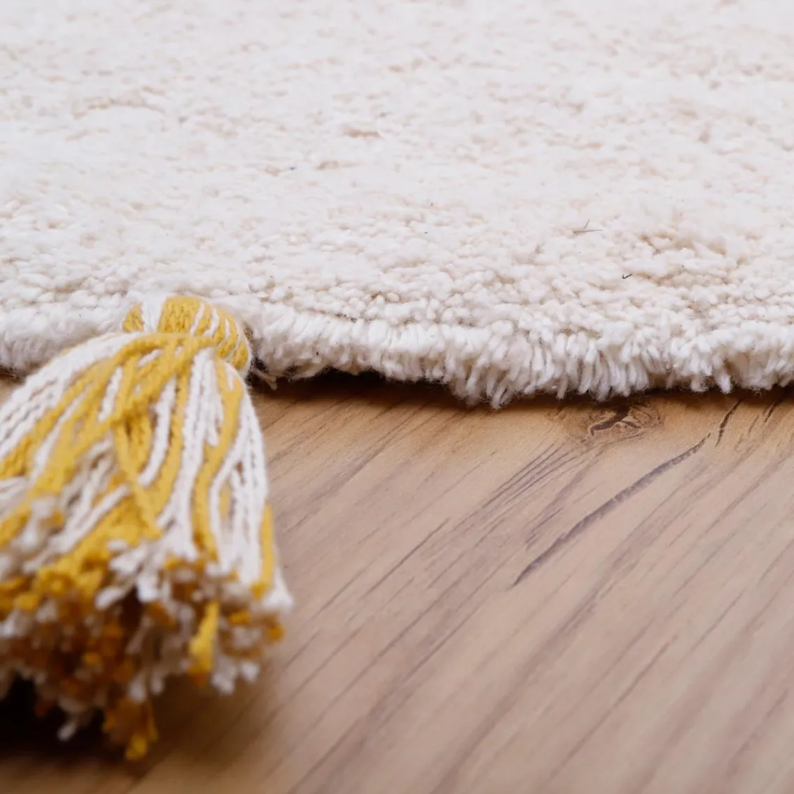 3S. x Home Tapis enfant arc en ciel avec pompons RAINBOW Outlet