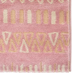 3S. x Home Tapis enfant girly en jute rose Best