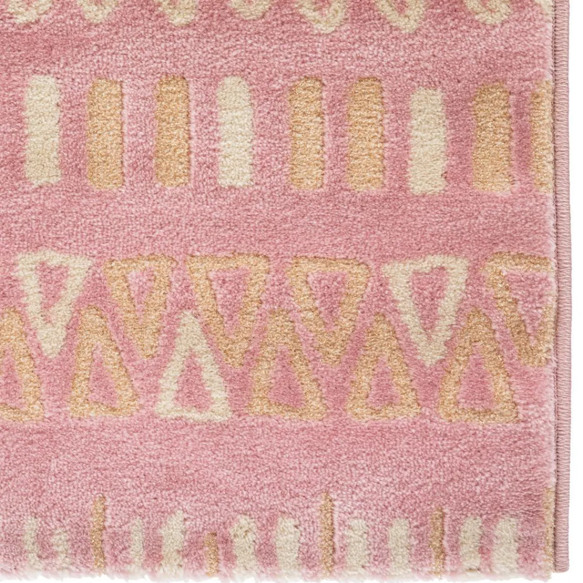 3S. x Home Tapis enfant girly en jute rose Best