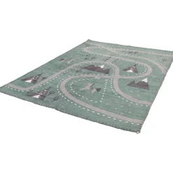 3S. x Home Tapis enfant imprimé western 100x140 BOVISTO Hot