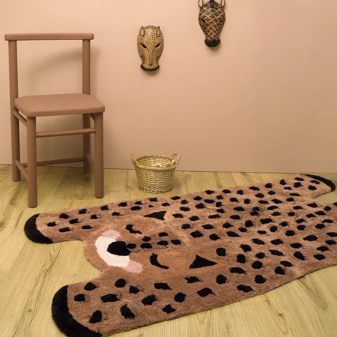3S. x Home Tapis enfant LITTLE CHEETAH Clearance