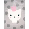 3S. x Home Tapis enfant princesse chat 120x170cm LANNA Hot