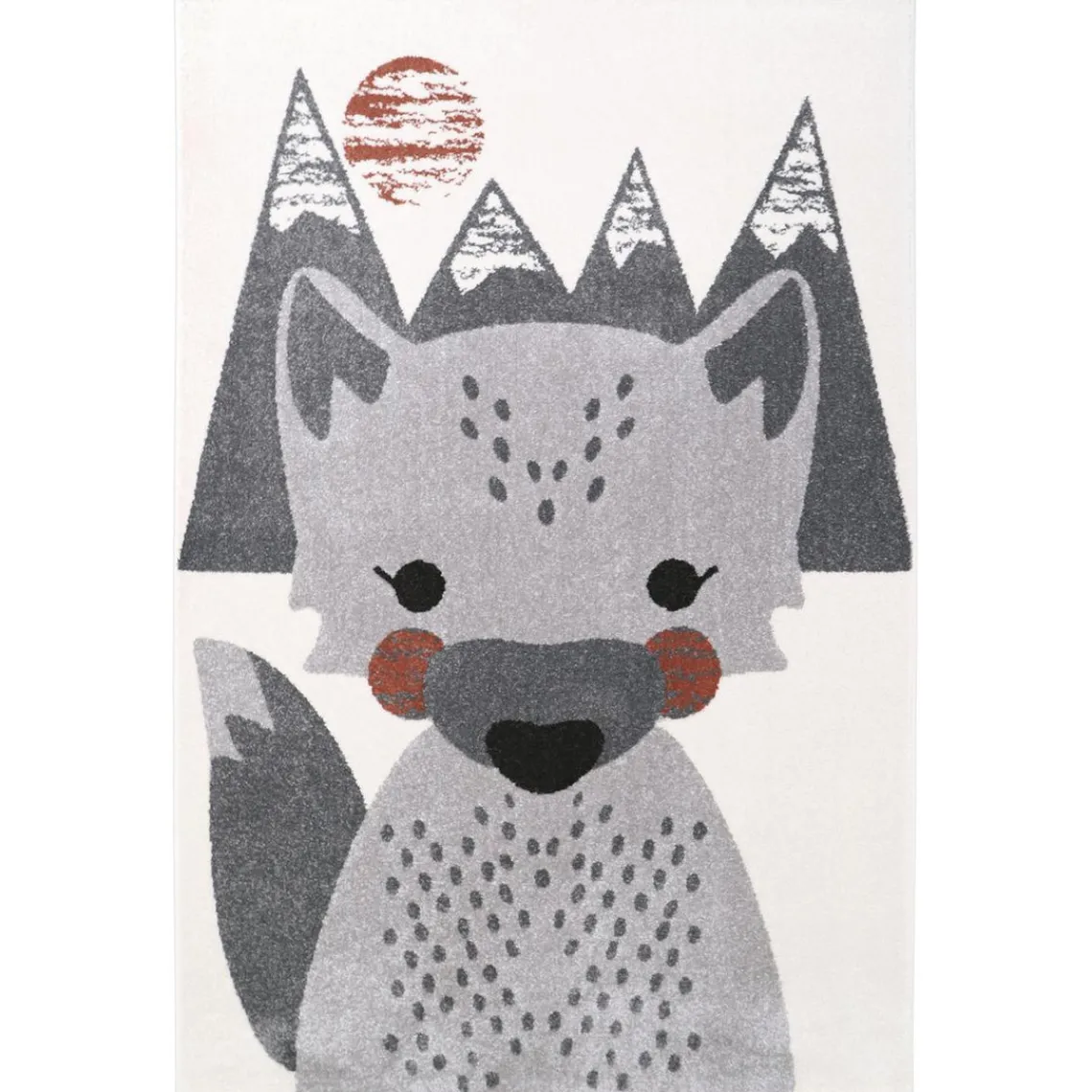 3S. x Home Tapis enfant renard MR FOX M Best