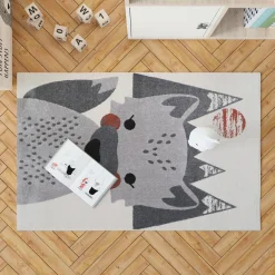 3S. x Home Tapis enfant renard MR FOX M Best