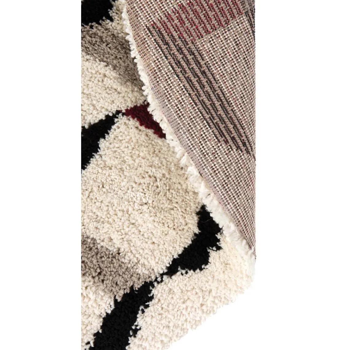 Maison Vivaraise Tapis Erika Neige diamètre 160 cm Discount