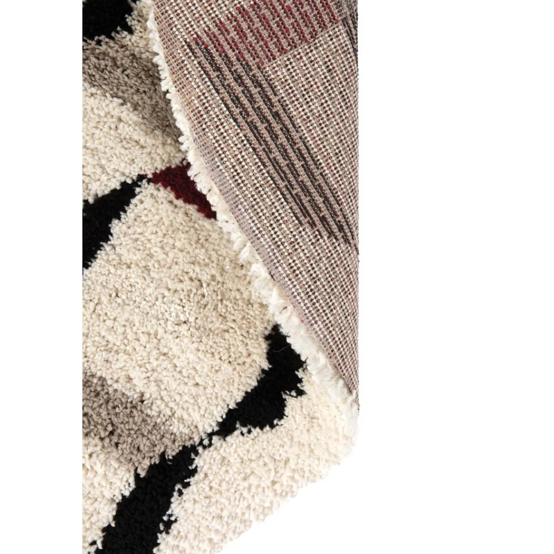 Maison Vivaraise Tapis Erika Neige diamètre 160 cm Discount