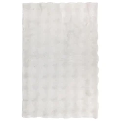 3S. x Home Tapis fausse fourrure blanc 3D Zephy Online