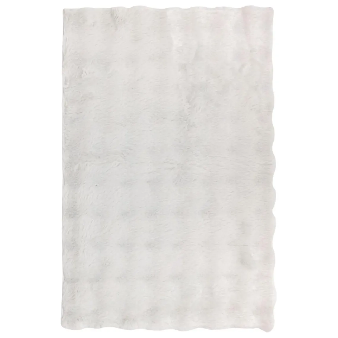 3S. x Home Tapis fausse fourrure blanc 3D Zephy Online