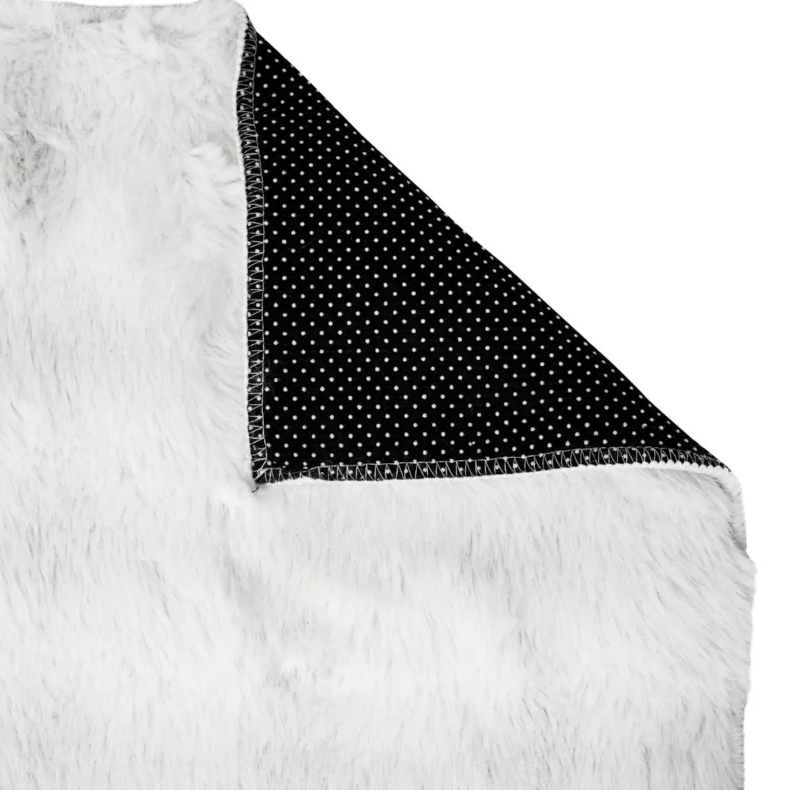 3S. x Home Tapis fausse fourrure blanc 3D Zephy Online