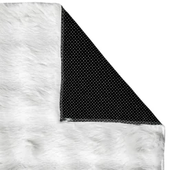 3S. x Home Tapis fausse fourrure 3D Zephy blanc Best