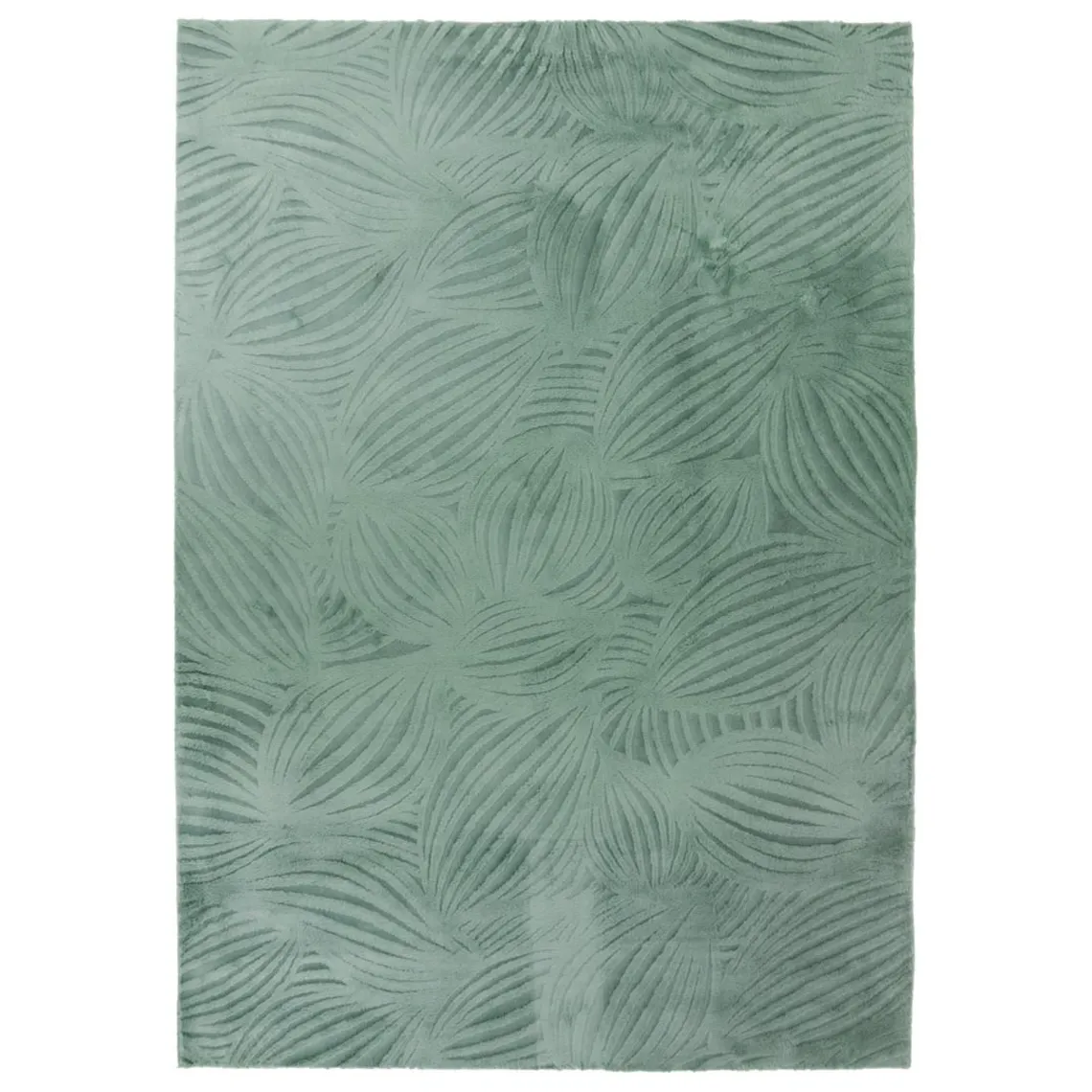 3S. x Home Tapis fausse fourrure Kaki Onina Vert