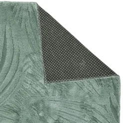 3S. x Home Tapis fausse fourrure Kaki Onina Vert