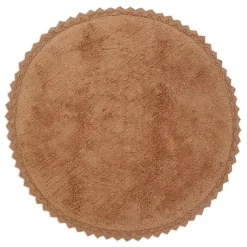 Nattiot Tapis finition crochet PERLA marron Outlet
