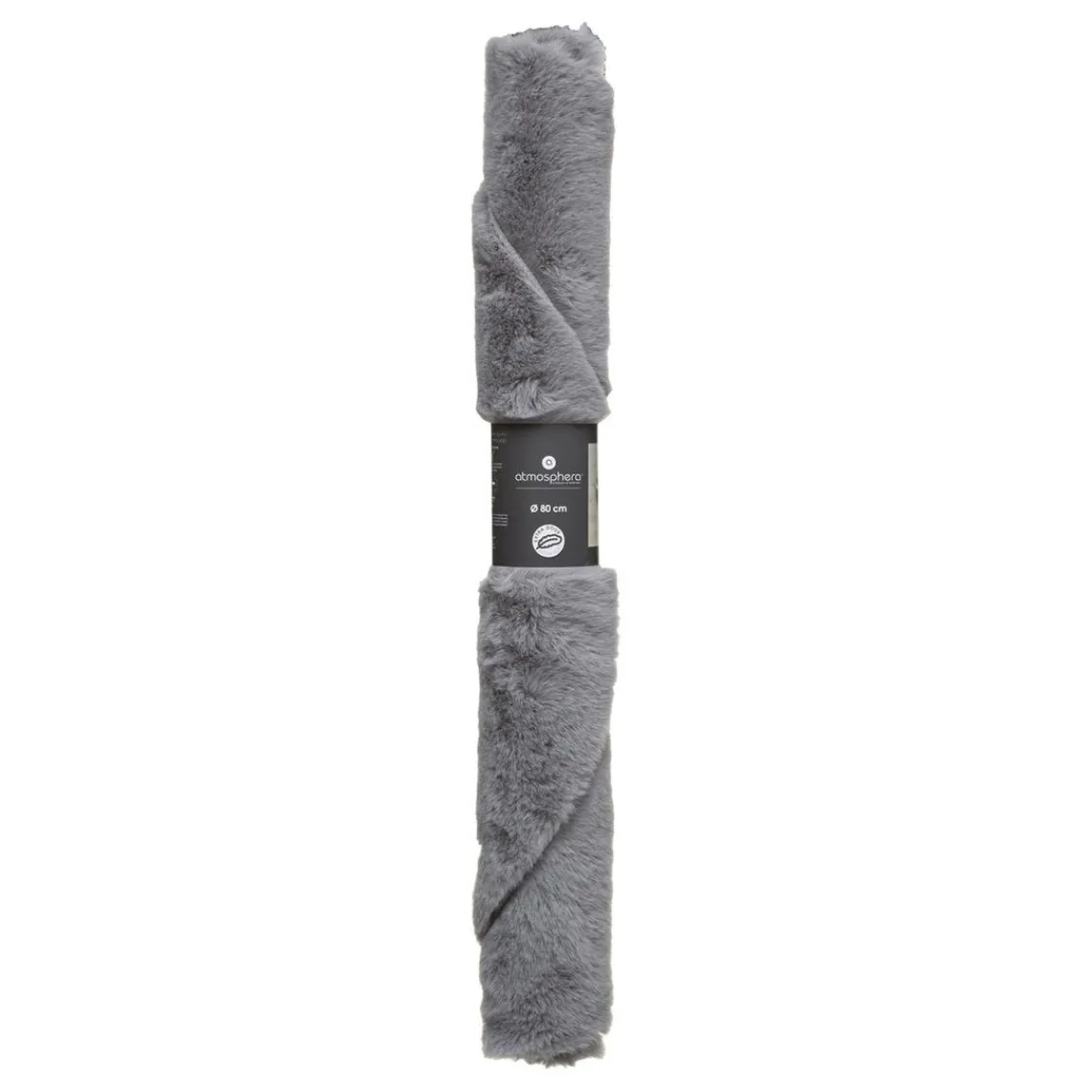 3S. x Home Tapis four extra doux gris D 80 Outlet