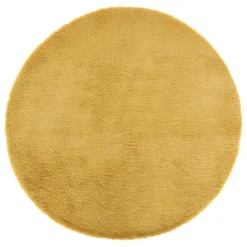 3S. x Home Tapis four extra doux ocre D 80 Cuivre Outlet