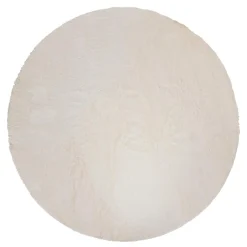 3S. x Home Tapis fourrure Couka Blanc Sale