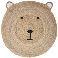 3S. x Home Tapis Jute Tête Ourson Outlet