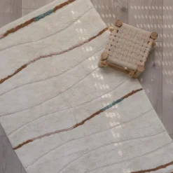 3S. x Home TAPIS M MULTICOLORE EN COTON Sale