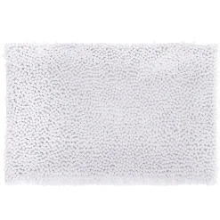 3S. x Home Tapis maxi chenille blanc 50X80 Hot