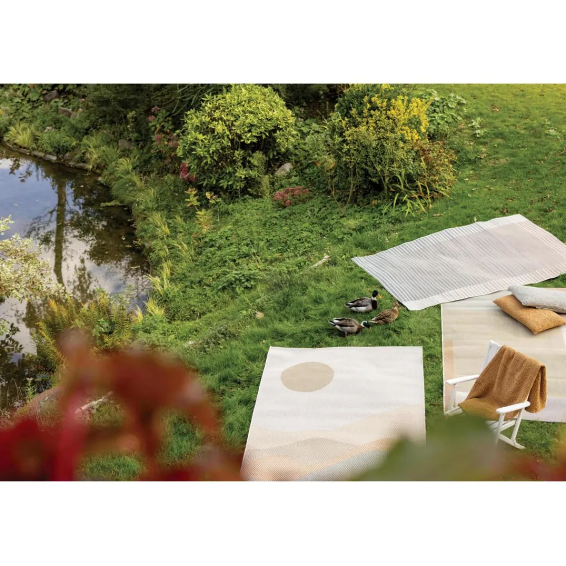 Maison Vivaraise Tapis Nell outdoor Multico 120 x 170